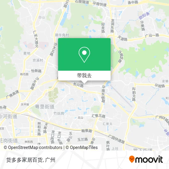 货多多家居百货地图
