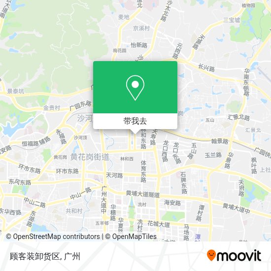 顾客装卸货区地图