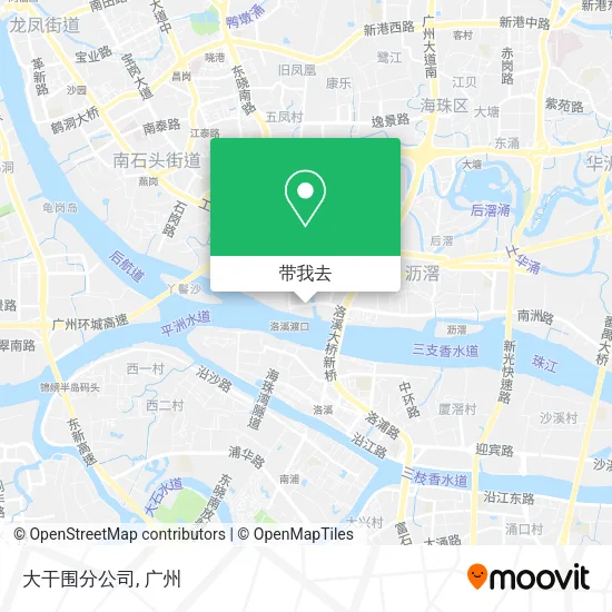 大干围分公司地图