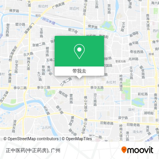正中医药(中正药房)地图