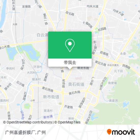 广州嘉盛折膜厂地图