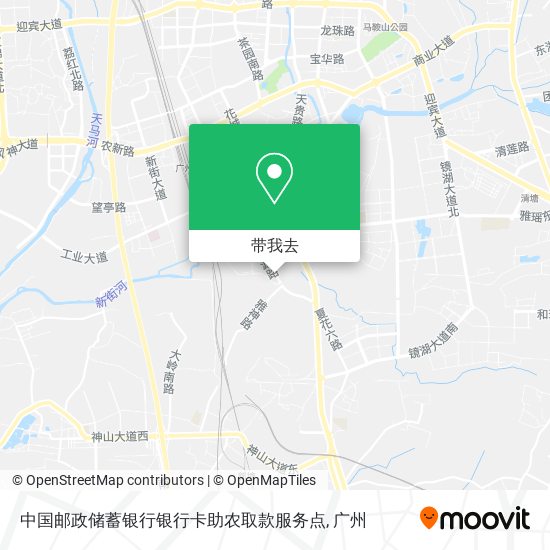 中国邮政储蓄银行银行卡助农取款服务点地图