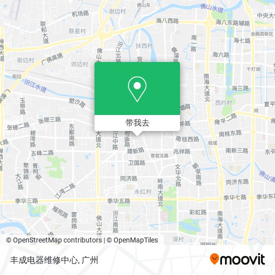 丰成电器维修中心地图