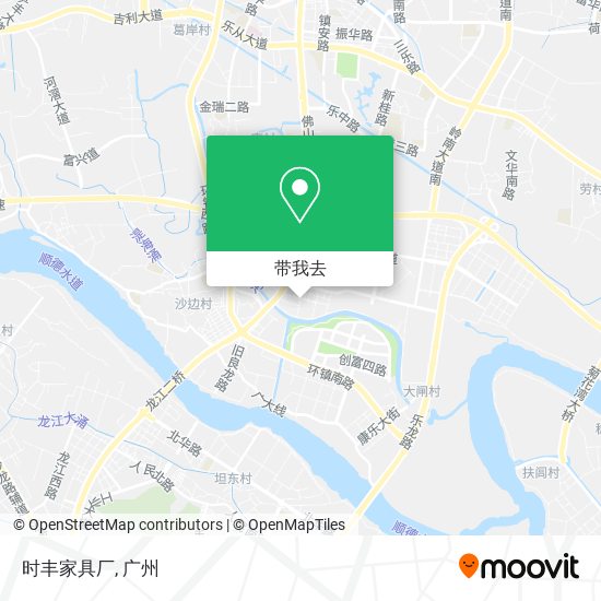 时丰家具厂地图