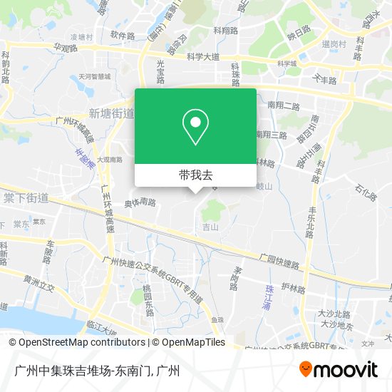 广州中集珠吉堆场-东南门地图
