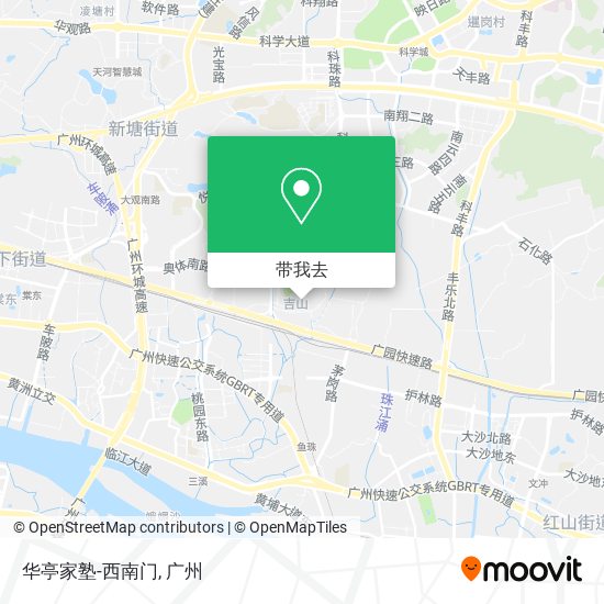 华亭家塾-西南门地图