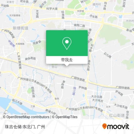 珠吉仓储-东北门地图