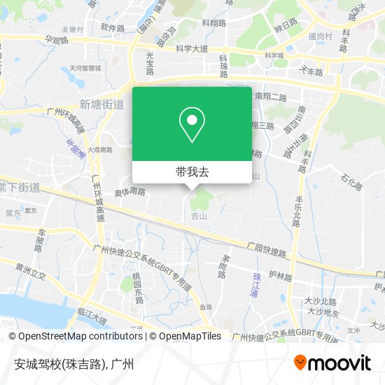 安城驾校(珠吉路)地图