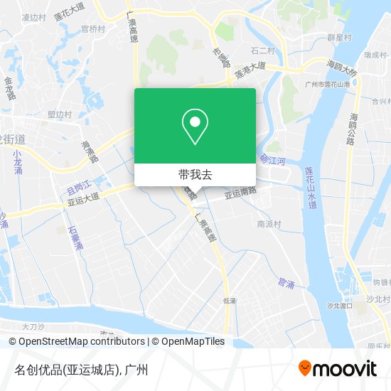 名创优品(亚运城店)地图