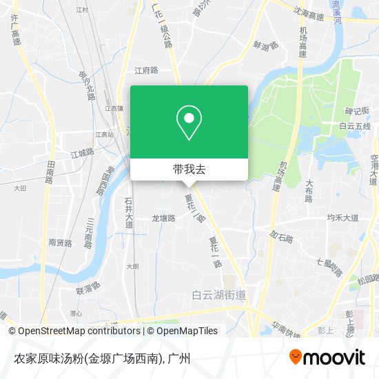 农家原味汤粉(金塬广场西南)地图