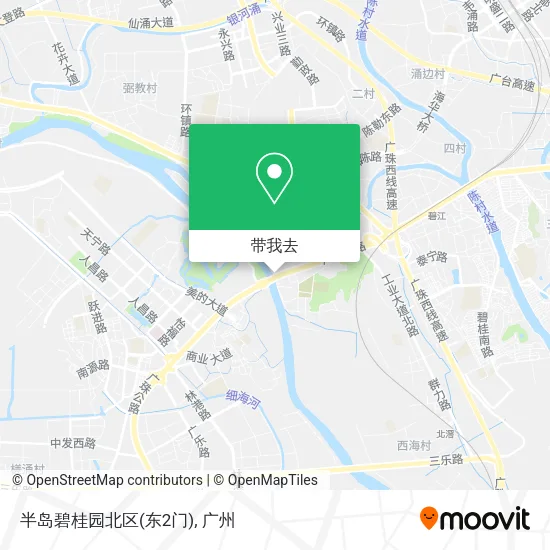 半岛碧桂园北区(东2门)地图