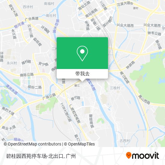 碧桂园西苑停车场-北出口地图