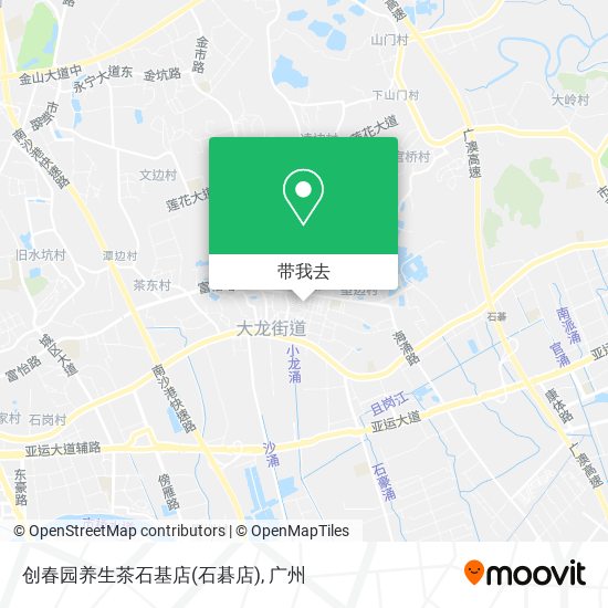 创春园养生茶石基店(石碁店)地图