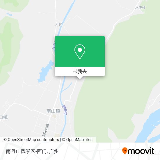 南丹山风景区-西门地图