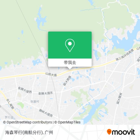 海森琴行(南航分行)地图