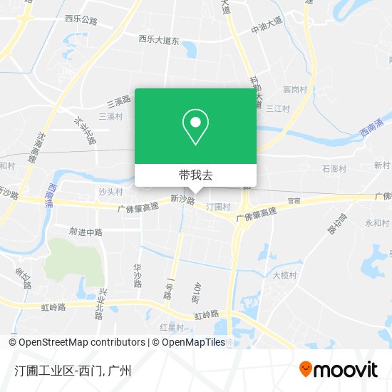 汀圃工业区-西门地图