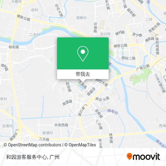 和园游客服务中心地图
