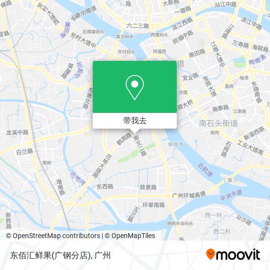 东佰汇鲜果(广钢分店)地图