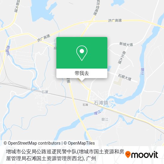 增城市公安局公路巡逻民警中队(增城市国土资源和房屋管理局石滩国土资源管理所西北)地图