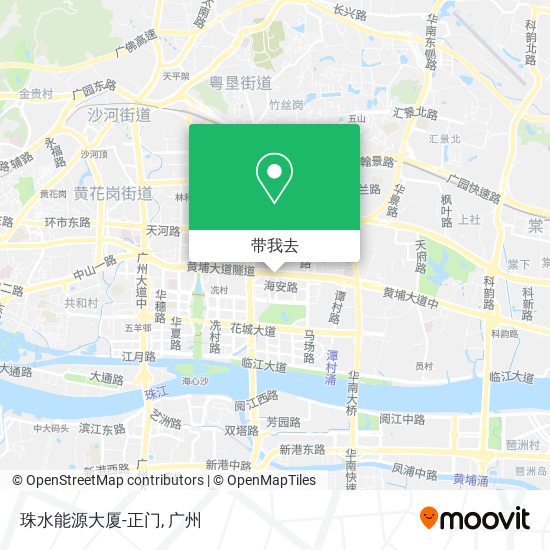 珠水能源大厦-正门地图
