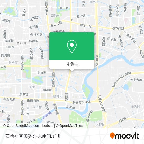 石啃社区居委会-东南门地图