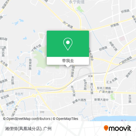湘俚情(凤凰城分店)地图