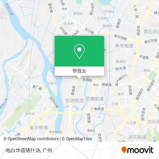 电白华霞猪什汤地图