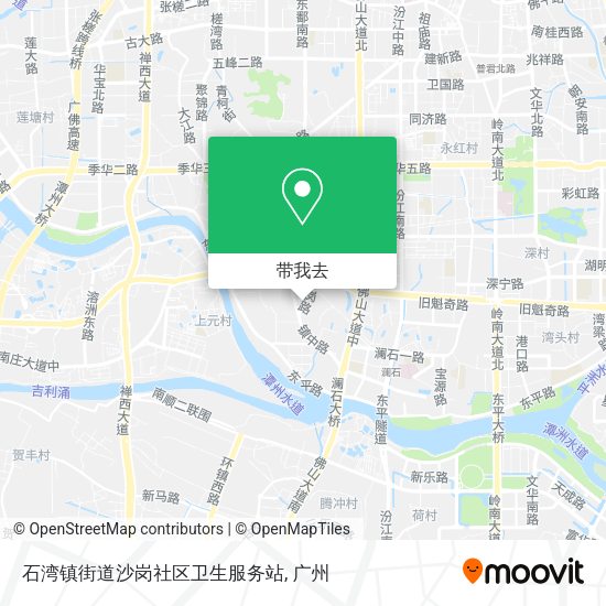 石湾镇街道沙岗社区卫生服务站地图