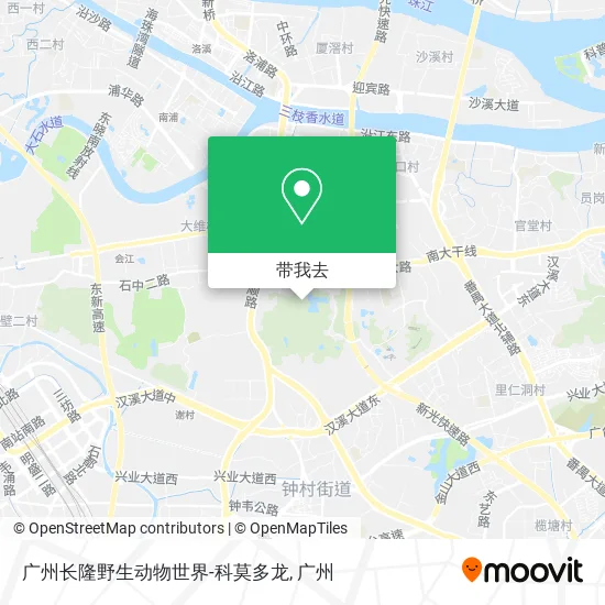 广州长隆野生动物世界-科莫多龙地图