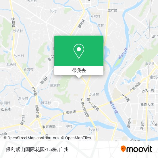 保利紫山国际花园-15栋地图