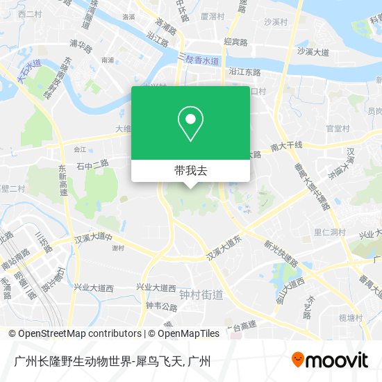 广州长隆野生动物世界-犀鸟飞天地图