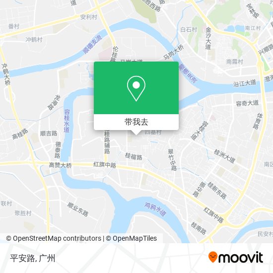 平安路地图