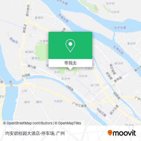 均安碧桂园大酒店-停车场地图