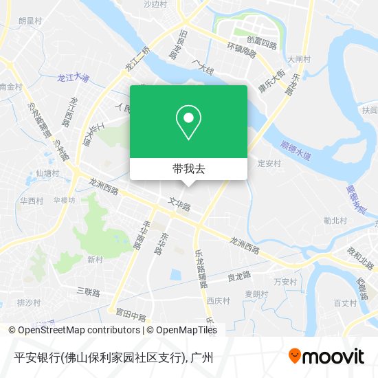 平安银行(佛山保利家园社区支行)地图