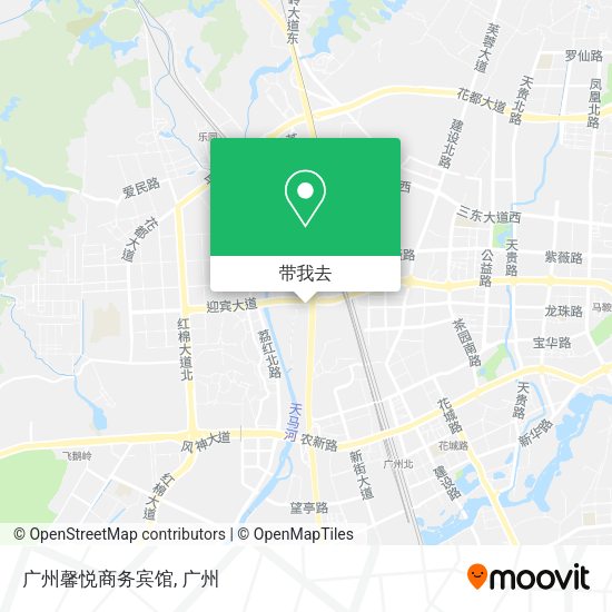 广州馨悦商务宾馆地图