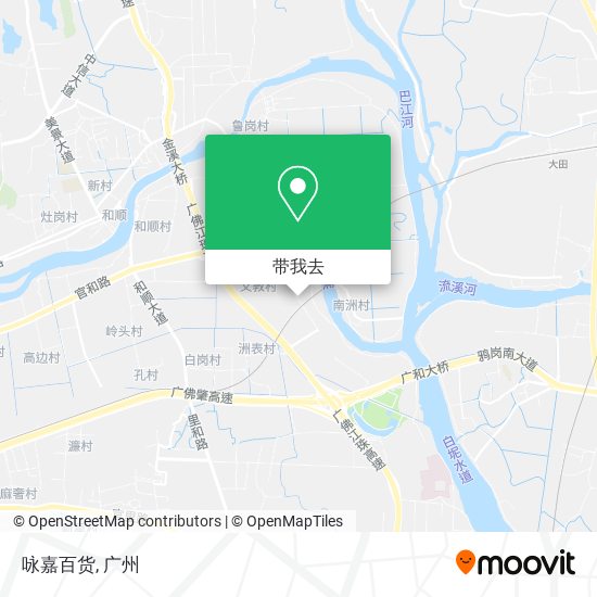 咏嘉百货地图