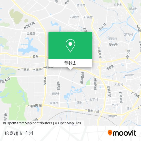 咏嘉超市地图
