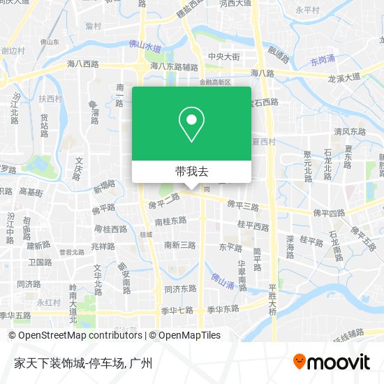 家天下装饰城-停车场地图