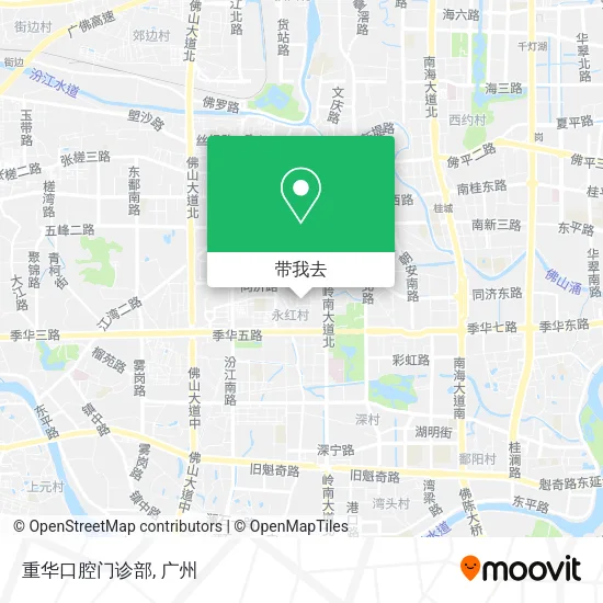 重华口腔门诊部地图
