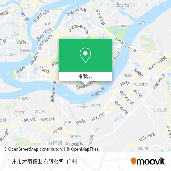广州市才爵服装有限公司地图
