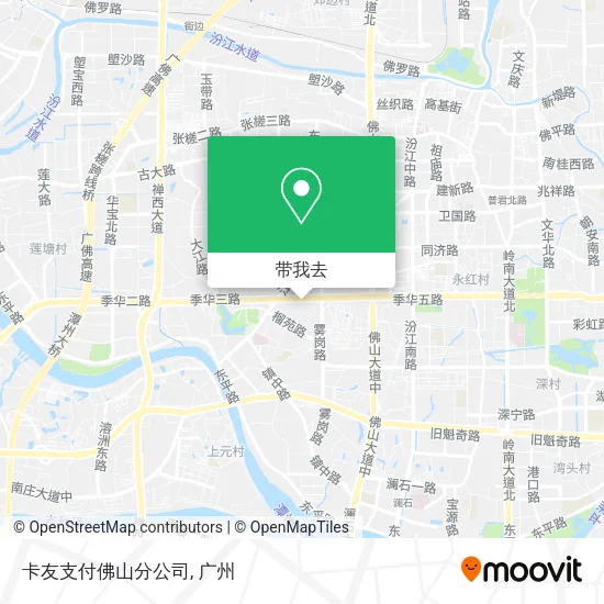 卡友支付佛山分公司地图