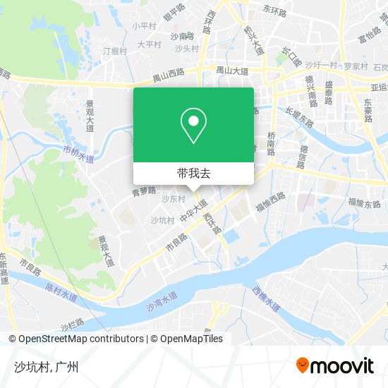 沙坑村地图