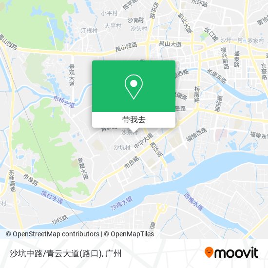 沙坑中路/青云大道(路口)地图