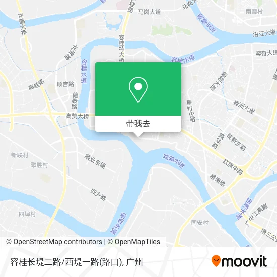 容桂长堤二路/西堤一路(路口)地图