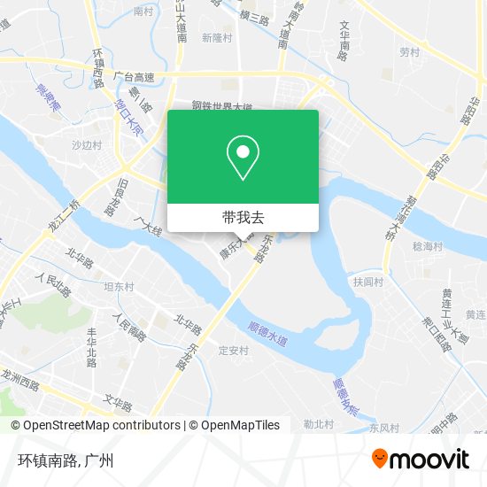 环镇南路地图
