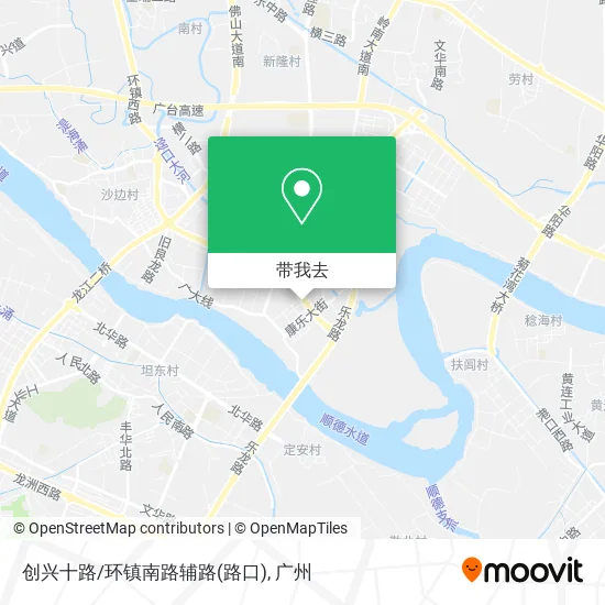 创兴十路/环镇南路辅路(路口)地图