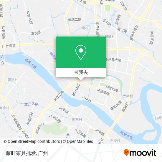 藤旺家具批发地图