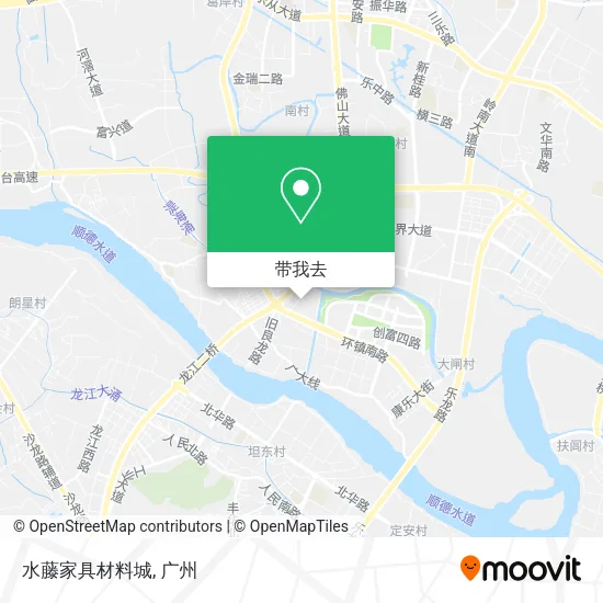 水藤家具材料城地图