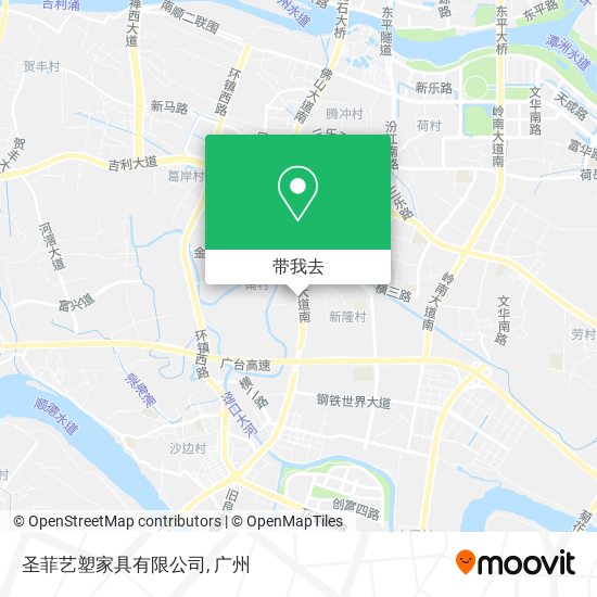 圣菲艺塑家具有限公司地图
