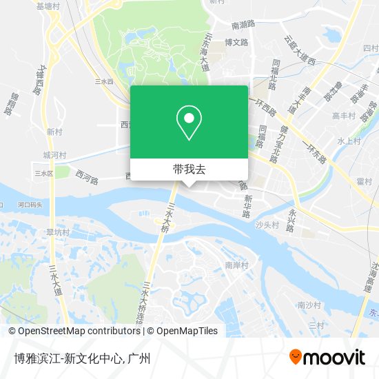 博雅滨江-新文化中心地图